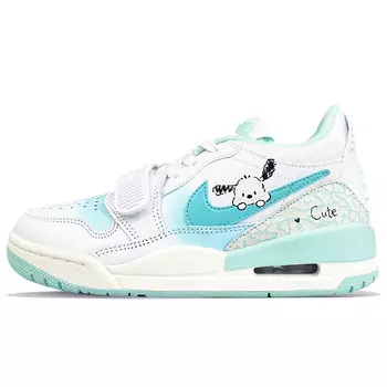 Кроссовки Jordan Legacy 312 Vintage Basketball Shoes Women's Low-top Green/White, зеленый