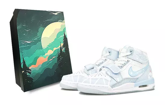 Кроссовки Jordan Legacy 312 Vintage Basketball Shoes Women's Mid-top White, белый