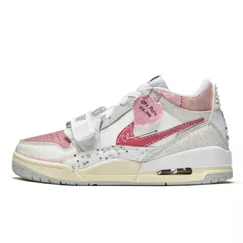 Кроссовки Jordan Legacy 312 Vintage Basketball Shoes Women's Low-top Pink/white, розовый