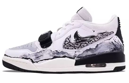 Кроссовки Jordan Legacy 312 Vintage Basketball Shoes Men Low-top White/black, белый