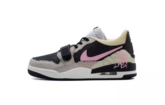 Кроссовки Jordan Legacy 312 Vintage Basketball Shoes Men Low-top Black/khaki, черный