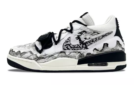 Кроссовки Jordan Legacy 312 Vintage Basketball Shoes Men Mid-top White/black, белый