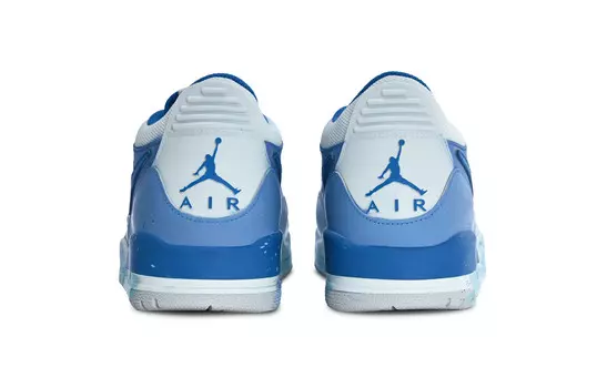 Кроссовки Jordan Legacy 312 Vintage Basketball Shoes Men Low-top White/blue, голубой