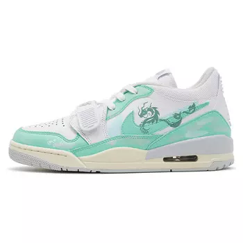 Кроссовки Jordan Legacy 312 Vintage Basketball Shoes Men Low-top Light Blue, голубой
