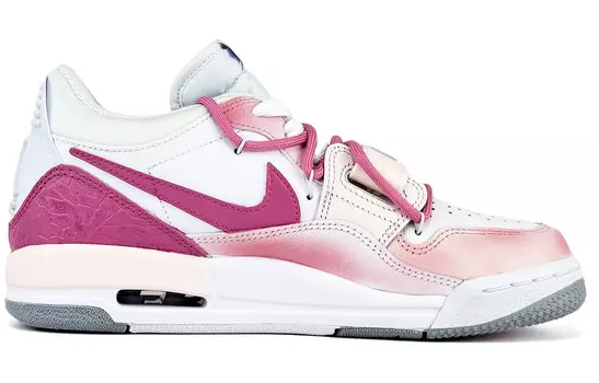 Кроссовки Jordan Legacy 312 Vintage Basketball Shoes Women's Mid-top White, розовый