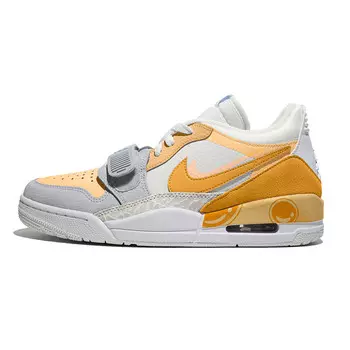 Кроссовки Jordan Legacy 312 Vintage Basketball Shoes Men Low-top Yellow/grey/white, желтый