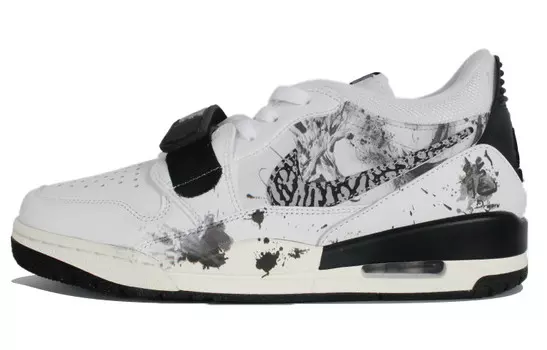 Кроссовки Jordan Legacy 312 Vintage Basketball Shoes Men Mid-top Black/white, белый