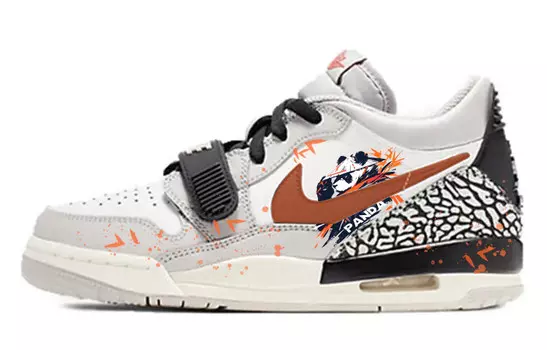 Кроссовки Jordan Legacy 312 Vintage Basketball Shoes Men Low-top Grey/white, светло-серый