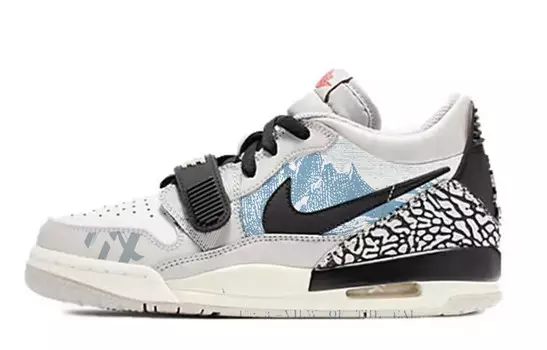 Кроссовки Jordan Legacy 312 Vintage Basketball Shoes Women's Low-top Grey/white, серый