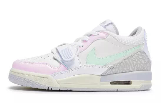 Кроссовки Jordan Legacy 312 Vintage Basketball Shoes Women's Low-top Green, желтый