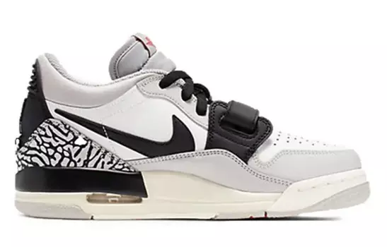 Кроссовки Jordan Legacy 312 Vintage Basketball Shoes Women's Low-top Grey/white, белый/серый