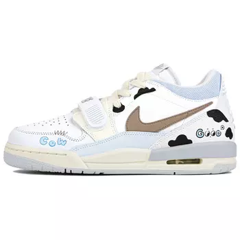 Кроссовки Jordan Legacy 312 Vintage Basketball Shoes Women's Low-top White/Black/Blue, белый