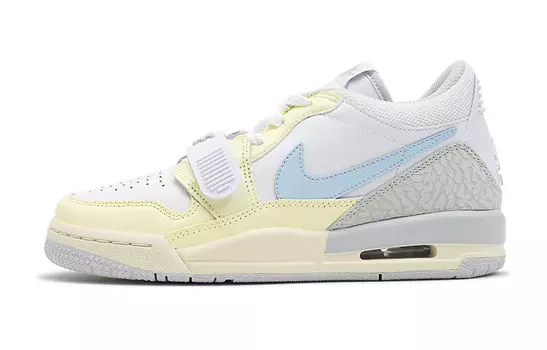 Кроссовки Jordan Legacy 312 Vintage Basketball Shoes Women's Low-top Blue/white/beige, голубой
