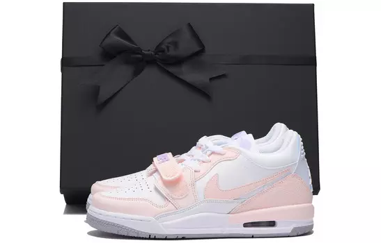 Кроссовки Jordan Legacy 312 Vintage Basketball Shoes Women's Low-top White/Pink, розовый