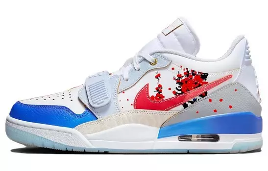 Кроссовки Jordan Legacy 312 Vintage Basketball Shoes Men Low-top Blue/white/red, синий