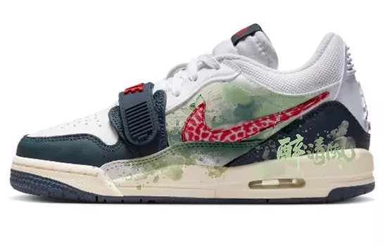 Кроссовки Jordan Legacy 312 Vintage Basketball Shoes Women's Low-top White/red, белый
