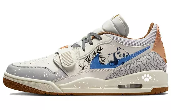 Кроссовки Jordan Legacy 312 Vintage Basketball Shoes Men Low-top Gray/Blue, серый