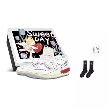 Кроссовки Jordan Legacy 312 Vintage Basketball Shoes Men Low-top White/red, белый