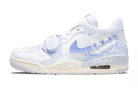 Кроссовки Jordan Legacy 312 Vintage Basketball Shoes Men Low-top White/grey/purple, серый