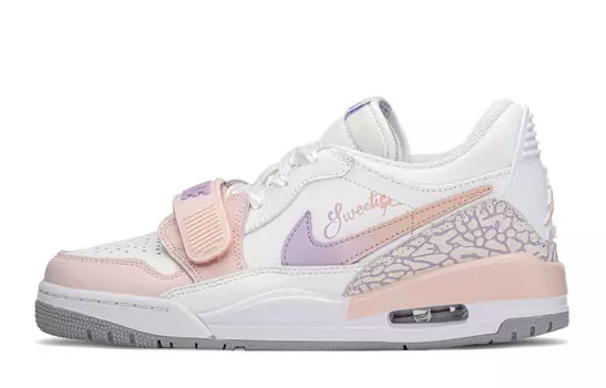 Кроссовки Jordan Legacy 312 Vintage Basketball Shoes Women's Low-top Purple/Pink, фиолетовый