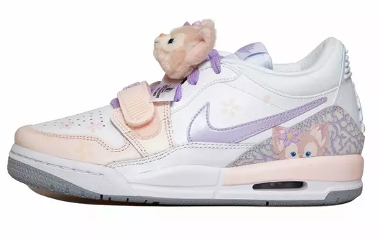 Кроссовки Jordan Legacy 312 Vintage Basketball Shoes Women's Low-top Pink/Purple, розовый