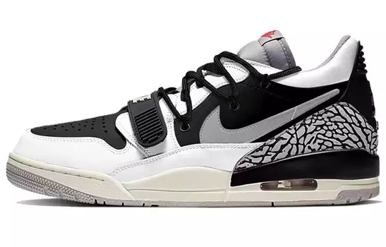 Кроссовки Jordan Legacy 312 Vintage Basketball Shoes Men Low-top White, черный