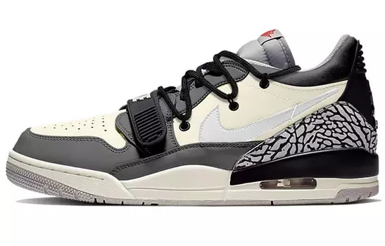 Кроссовки Jordan Legacy 312 Vintage Basketball Shoes Men Low-top Beige, серый
