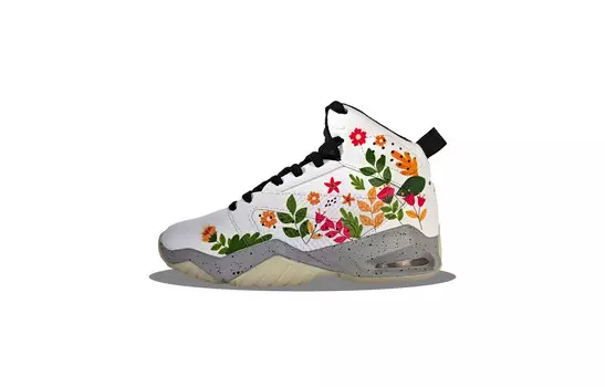 Кроссовки Jordan Lift Off Vintage Basketball Shoes Women's Mid-top Gray, белый