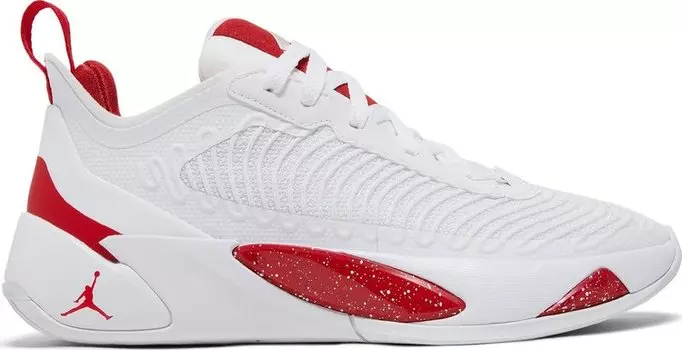 Кроссовки Jordan Luka 1 White Fire Red, белый