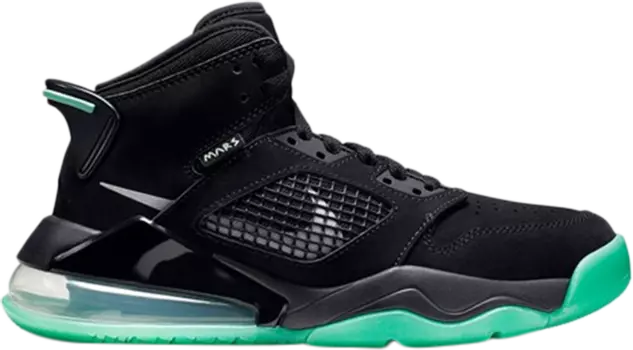 Кроссовки Jordan Mars 270 GS Green Glow, черный