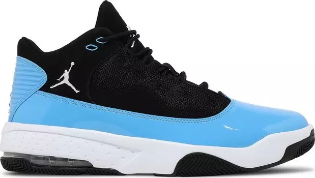 Кроссовки Jordan Max Aura 2 Black University Blue, черный