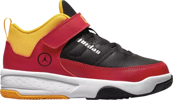 Кроссовки Jordan Max Aura 3 SE PS Black Gym Red Gold, красный
