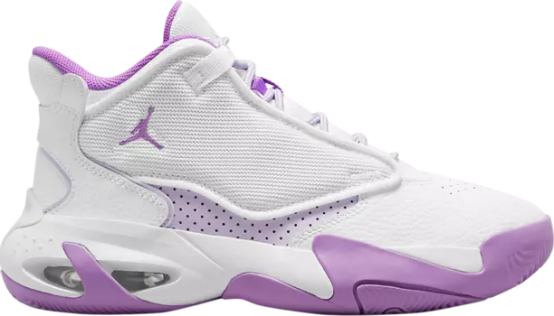 Кроссовки Jordan Max Aura 4 GS White Barely Grape, белый