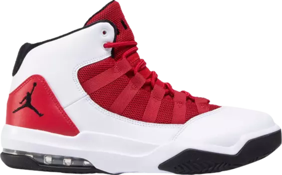 Кроссовки Jordan Max Aura White Gym Red, белый