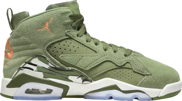Кроссовки Jordan MVP GS 'Sky J Light Olive', зеленый