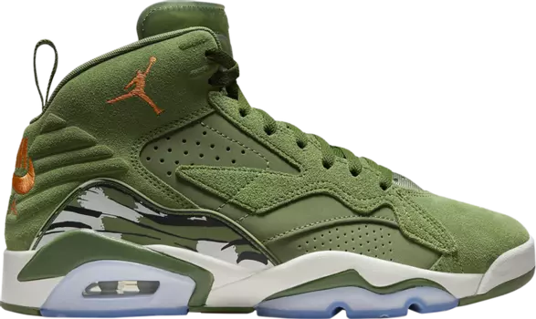 Кроссовки Jordan MVP 'Sky J Light Olive', зеленый