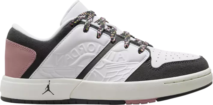 Кроссовки Jordan Nu Retro 1 Low GS 'White Red Stardust', белый