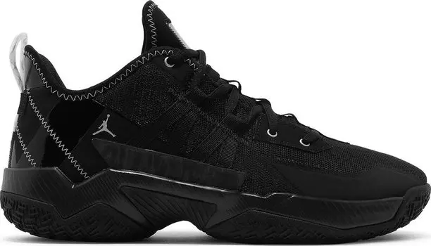 Кроссовки Jordan One Take 2 Black Metallic Silver, черный