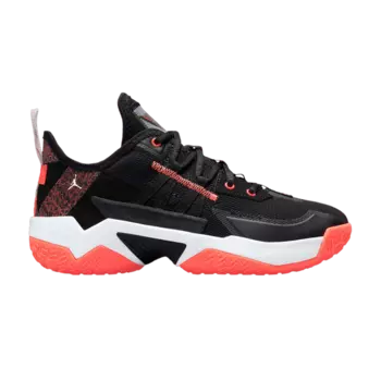 Кроссовки Jordan One Take 2 GS 'Black Bright Crimson', черный