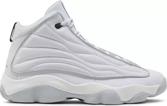 Кроссовки Jordan Pro Strong White Metallic Platinum, белый