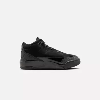 Кроссовки Jordan PS Air Jordan 3 Retro, цвет Black/Dark Charcoal/Black