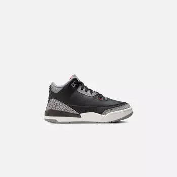 Кроссовки Jordan PS Air Jordan 3 Retro, цвет Black/Fire Red/Cement Grey/Sail