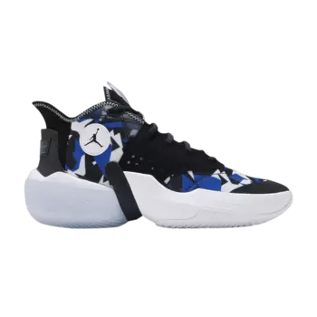 Кроссовки Jordan React Elevation 'Fractal Pattern - Black Racer Blue', синий