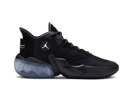 Кроссовки Jordan React Elevation PF 'Black Ice', черный