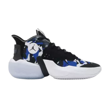 Кроссовки Jordan React Elevation PF 'Fractal Pattern - Black Racer Blue', синий
