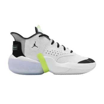 Кроссовки Jordan React Elevation 'White Green Glow', белый