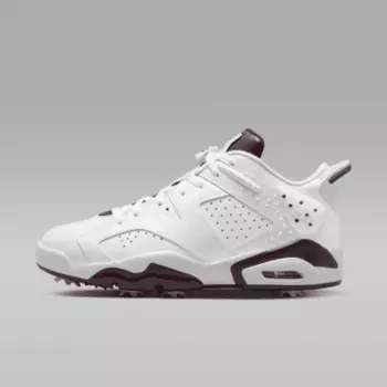 Кроссовки Jordan Retro 6 G NRG, цвет White/Bordeaux/White