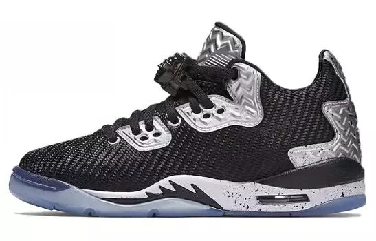 Кроссовки Jordan Spike 40 Low Bred Platinum, черный/серебряный