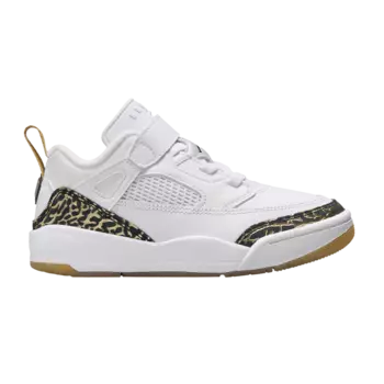 Кроссовки Jordan Spizike Low PS, цвет White Black Metallic Gold