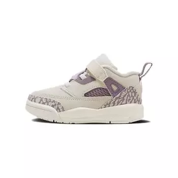 Кроссовки Jordan Spizike Toddler Shoes TD Low-top Sail/Coconut Milk/Platinum Violet, белый/фиолетовый